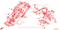 ACHTER STROOMLIJNKAP voor Honda CB 500 X ABS 2016