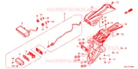 ACHTERLICHT voor Honda CB 650 F ABS 2017