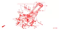 FRAME CHASSIS voor Honda CB 650 F ABS 2017