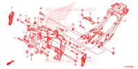 FRAME CHASSIS voor Honda CBR 500 R ABS 2018