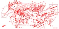 MIDDENKAP voor Honda CBR 500 R ABS 2018