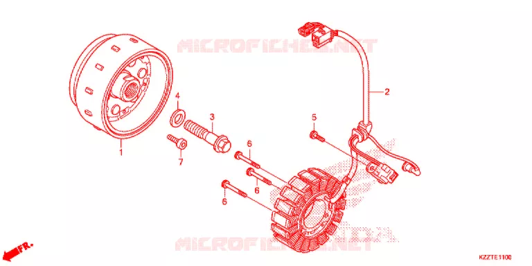 ALTERNATORE Honda MOTO 250 CRF 2018  CRF250RLH