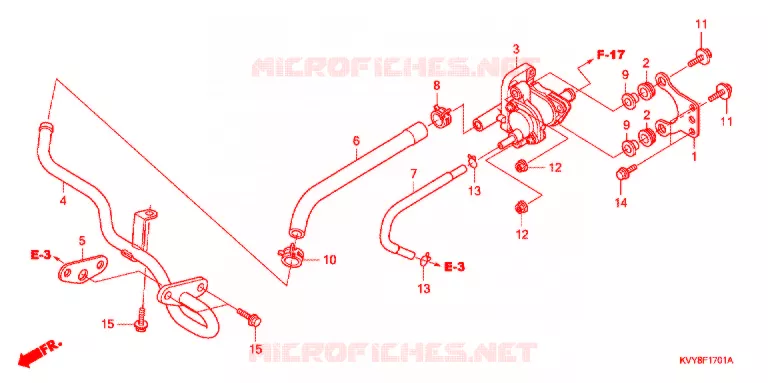 LUCHTZUIGKLEP Honda SCOOTER 110 ICON 2008  ANC110CST8