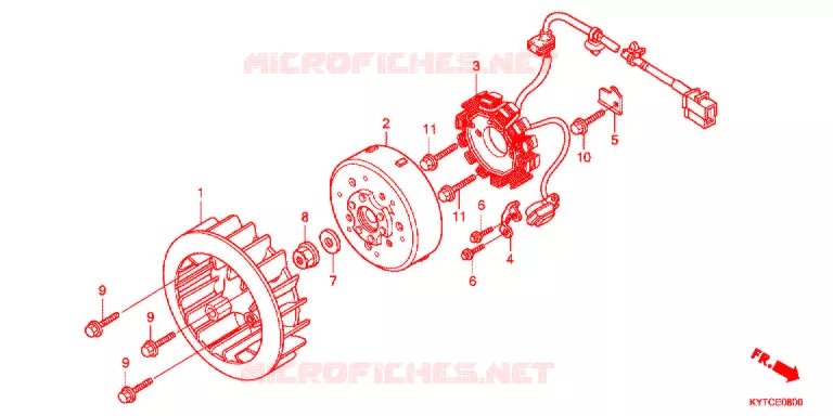 ALTERNATORE Honda SCOOTER 110 SCOOPY 2012  ACD110CSFC