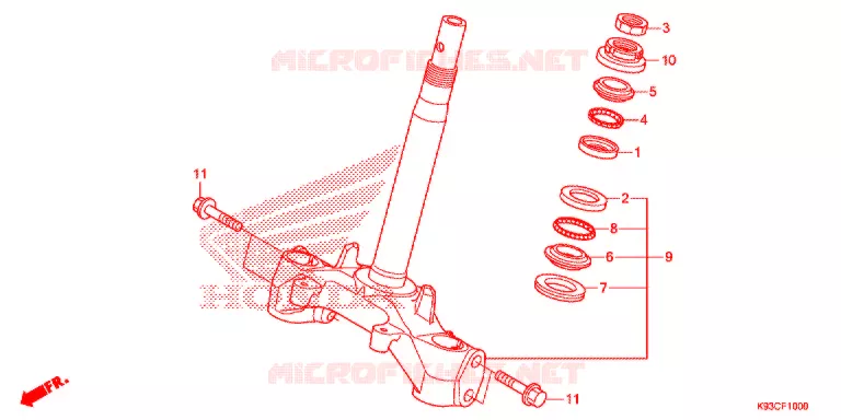 STURING STANG Honda SCOOTER 110 SCOOPY 2019  ACF110CBTK