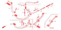 PEDAAL/KICKSTARTER ARM voor Honda WAVE 125 2005