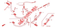 PEDAAL/KICKSTARTER ARM voor Honda WAVE 125 S, Spoked Wheels 2007