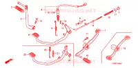 PEDAAL/KICKSTARTER ARM voor Honda WAVE 125 Carburetor, Electric start 2006