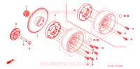 START KOPPELING voor Honda WAVE 125 Carburetor, Electric start 2006