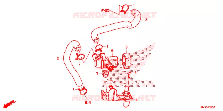 LUCHTINJECTIE SOLENOIDEKLEP Honda MOTO 1100 AFRICA-TWIN 2020  CRF1100A2L