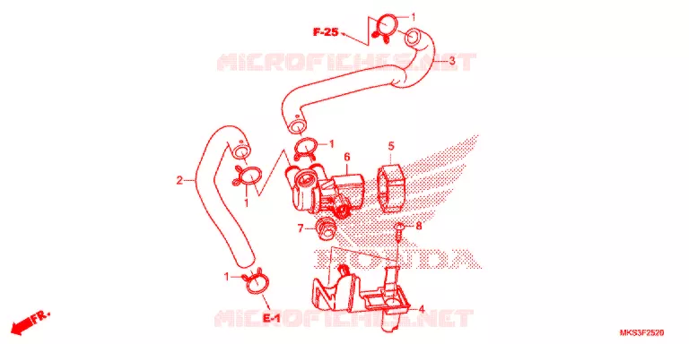 LUCHTINJECTIE SOLENOIDEKLEP Honda MOTO 1100 AFRICA-TWIN 2020  CRF1100A2L