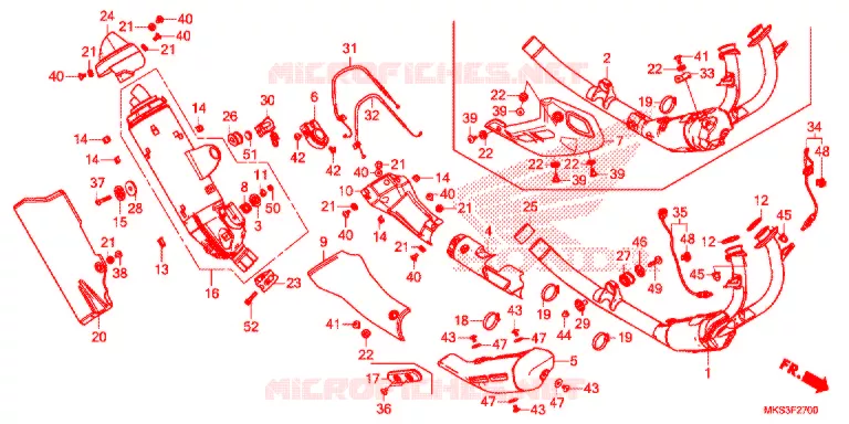 UITLAATDEMPER Honda MOTO 1100 AFRICA-TWIN 2020  CRF1100AL