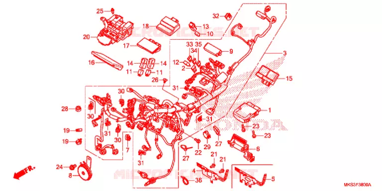BEDRADINGSBUNDEL Honda MOTO 1100 AFRICA-TWIN 2020  CRF1100AL