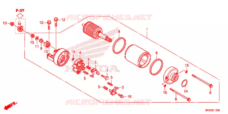 STARTMOTOR Honda MOTO 1100 AFRICA-TWIN 2021  CRF1100AL