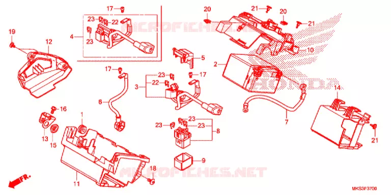 ACCU Honda MOTO 1100 AFRICA-TWIN 2020  CRF1100AL2L