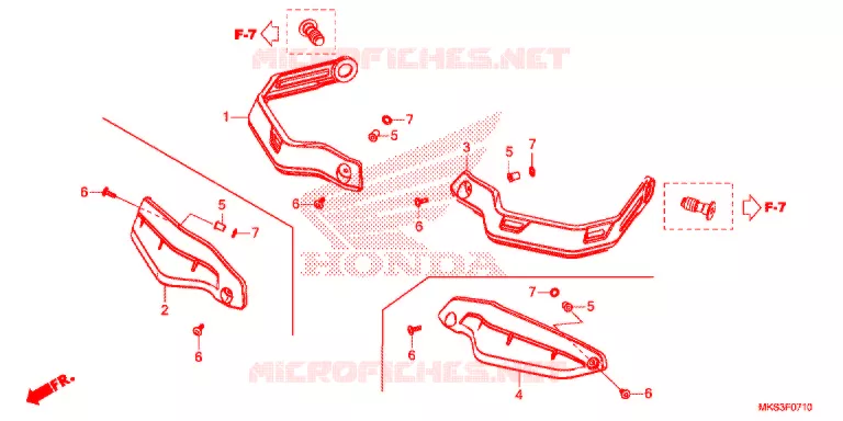  HANDKAP Honda MOTO 1100 AFRICA-TWIN 2020  CRF1100AL4L