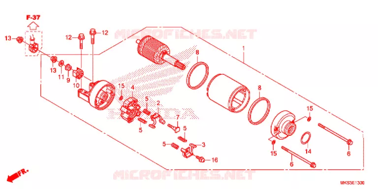 STARTMOTOR Honda MOTO 1100 AFRICA-TWIN 2021  CRF1100D2L
