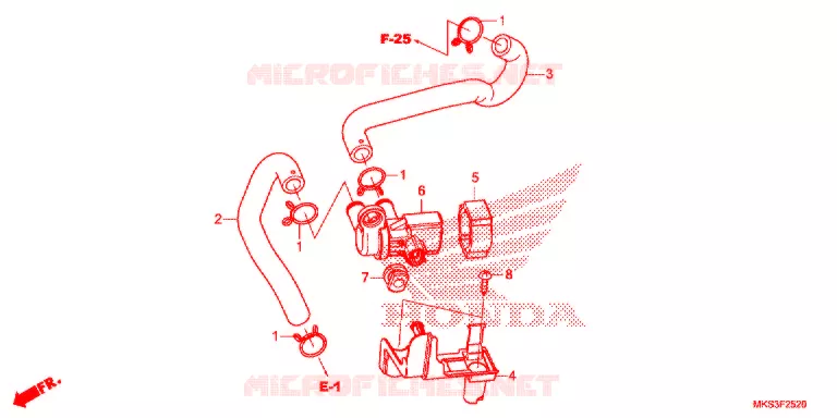 LUCHTINJECTIE SOLENOIDEKLEP Honda MOTO 1100 AFRICA-TWIN 2020  CRF1100D2L