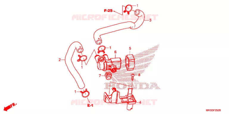 LUCHTINJECTIE SOLENOIDEKLEP Honda MOTO 1100 AFRICA-TWIN 2020  CRF1100D2L