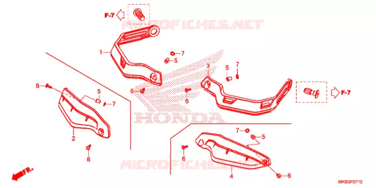 HANDKAP Honda MOTO 1100 AFRICA-TWIN 2020  CRF1100DL