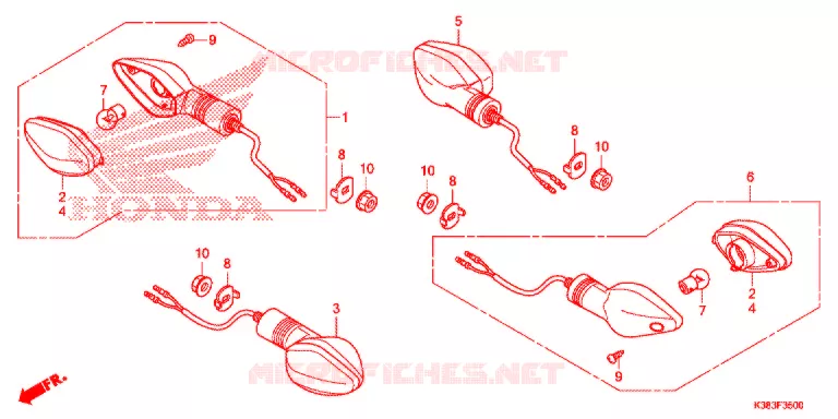KNIPPERLICHT Honda MOTO 160 CBF 2020  CBF160L
