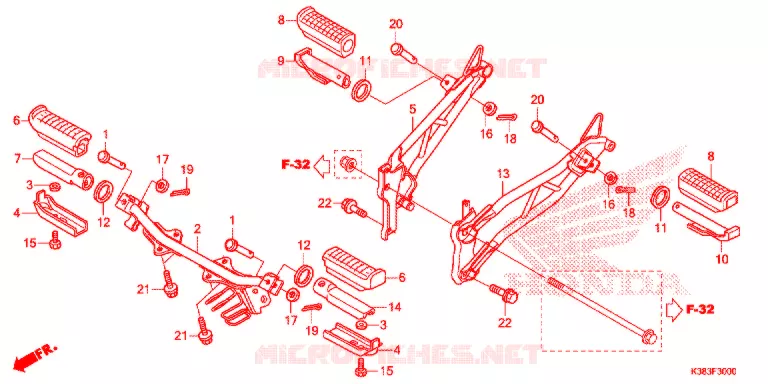 OPSTAP Honda MOTO 160 CBF 2020  CBF160L