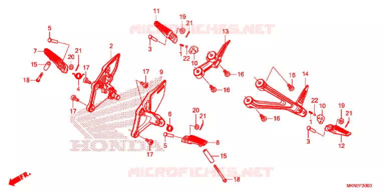 OPSTAP Honda MOTO 650 CBR 2020  CBR650RAL