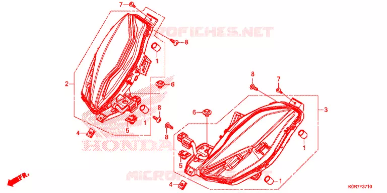 VOOR KNIPPERLICHT Honda SCOOTER 150 SH 2020  SH150ADL