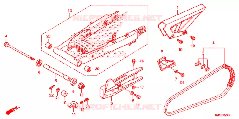 ZWAAI-ARM Honda MOTO 125 CRF 2020  CRF125FBL