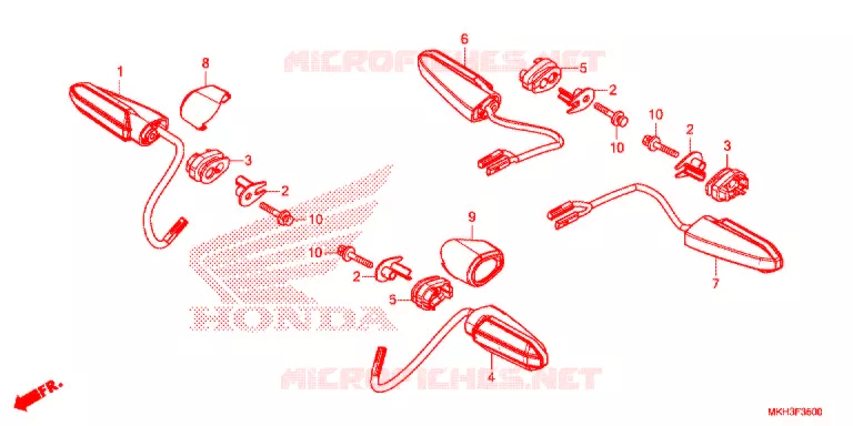KNIPPERLICHT  Honda MOTO 750 ADV 2020  ADV750L