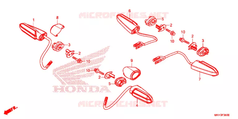 KNIPPERLICHT Honda MOTO 750 ADV 2020  ADV750LL