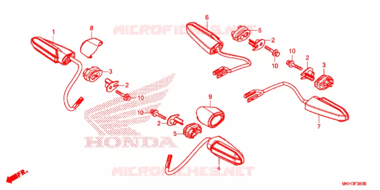 KNIPPERLICHT Honda MOTO 750 ADV 2020  ADV750LL