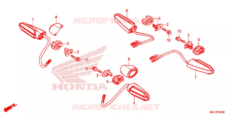 KNIPPERLICHT Honda MOTO 750 ADV 2020  ADV750LL