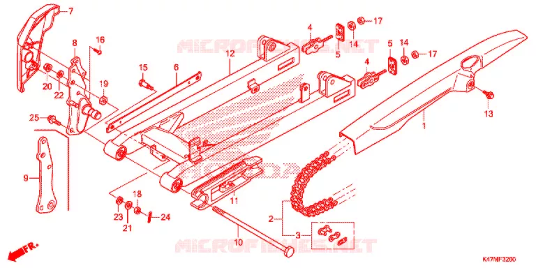 ZWAAI-ARM Honda MOTO 125 DASH 2021  AFP125CRFL