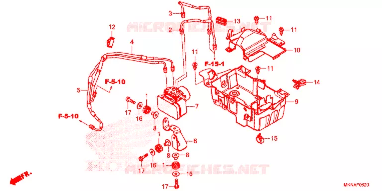 ABS MODULATOR Honda MOTO 650 CB 2020  CB650RAL
