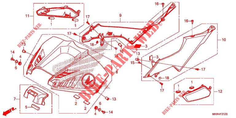 BESCHERMING voor Honda CBR 1000 RR 2021