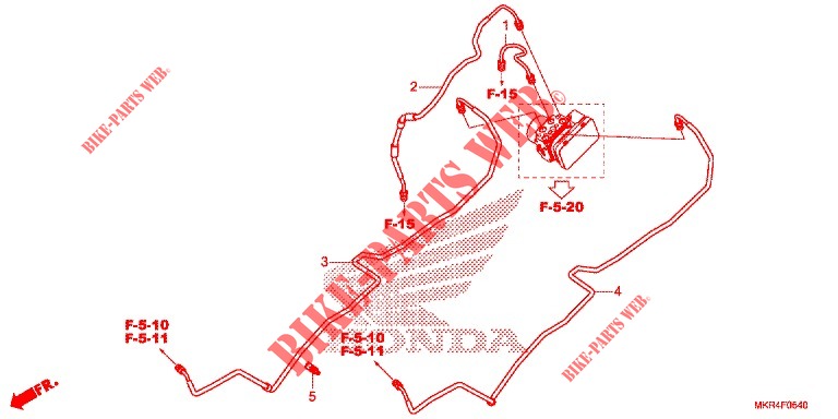 REMPIJP voor Honda CBR 1000 RR 2021