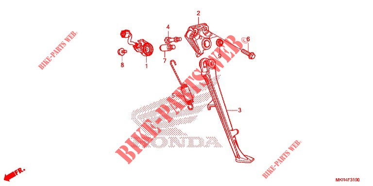 STANDAARD voor Honda CBR 1000 RR 2021