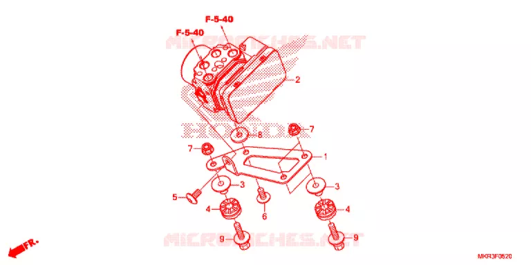 ABS MODULATOR Honda MOTO 1000 CBR 2020  CBR1000SPM