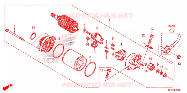 STARTMOTOR Honda MOTO 1000 CBR 2021  CBR1000STM