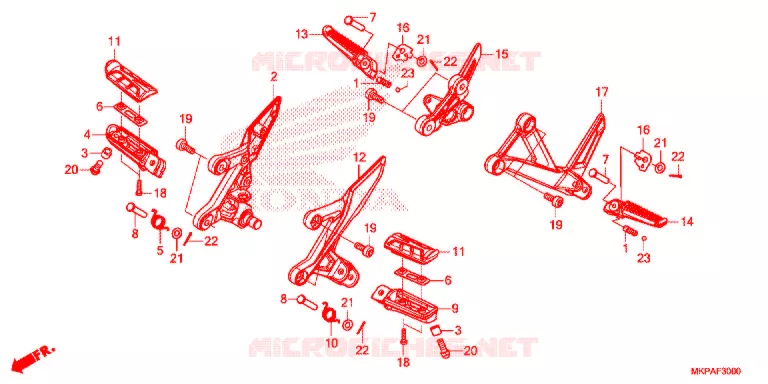 OPSTAP Honda MOTO 500 CBR 2020  CBR500RAL