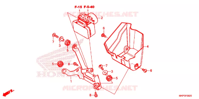 ABS MODULATOR Honda MOTO 500 CBR 2020  CBR500RAL