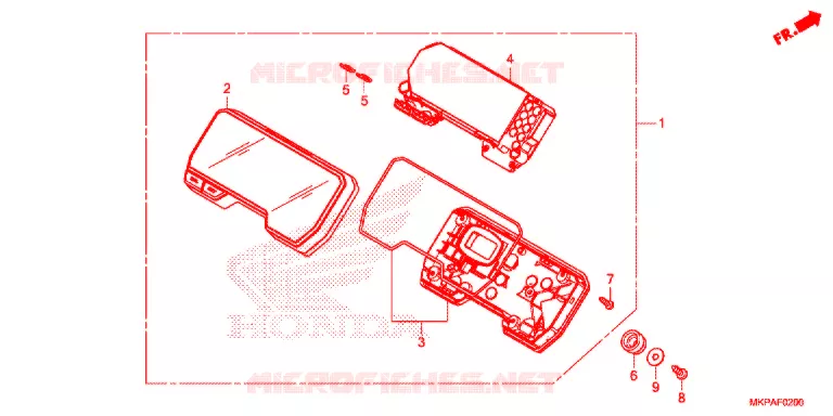 COMBINATIEMETER Honda MOTO 500 CBR 2020  CBR500RL