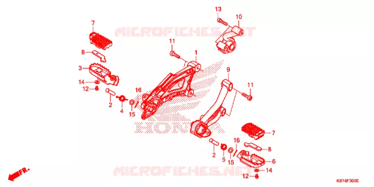 OPSTAP Honda MOTO 300 REBEL 2020  CMX300AL