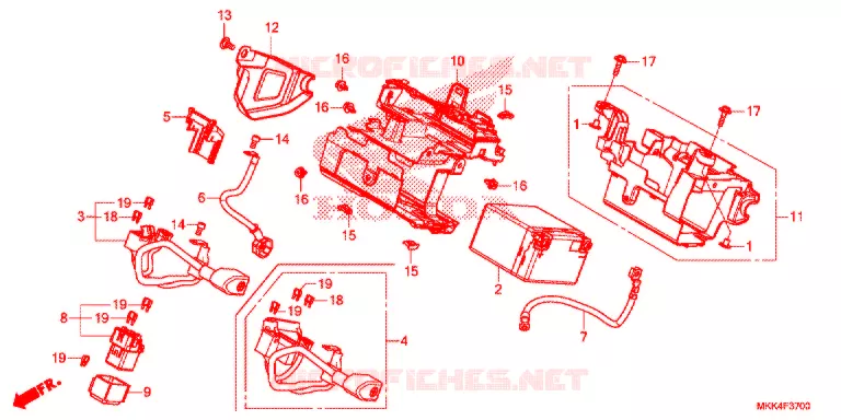 ACCU Honda MOTO 1000 AFRICA-TWIN 2019  CRF1000A2K