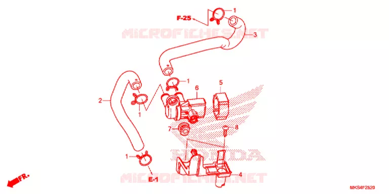 LUCHTINJECTIE SOLENOIDEKLEP Honda MOTO 1100 AFRICA-TWIN 2020  CRF1100AL