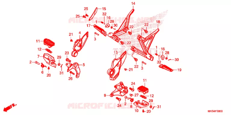 OPSTAP Honda MOTO 1100 AFRICA-TWIN 2020  CRF1100DL
