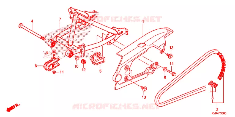 ZWAAI-ARM Honda MOTO 110 CRF 2019  CRF110FK