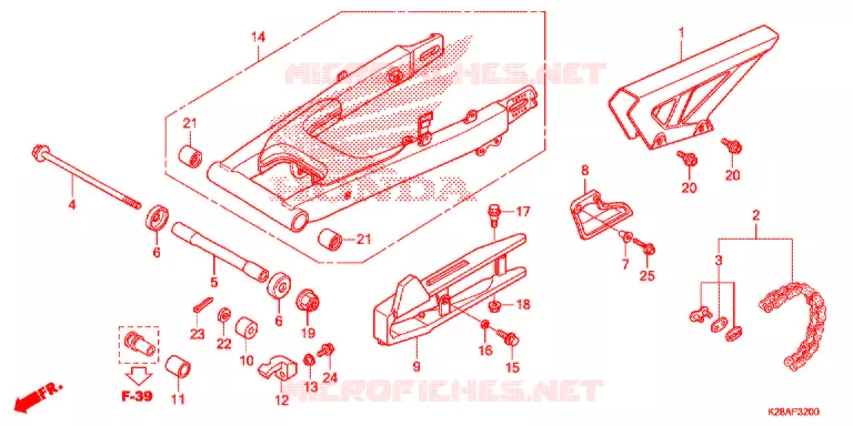 ZWAAI-ARM Honda MOTO 125 CRF 2019  CRF125FBK