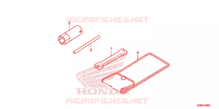 GEREEDSCHAP Honda MOTO 125 CRF 2020  CRF125FL